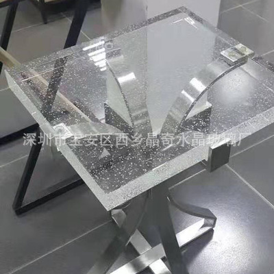 水晶方桌